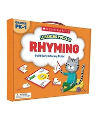 Scholastic Beginning To Read Puzzle Set with Vowels, Rhyming, and Sounds - Set of 3