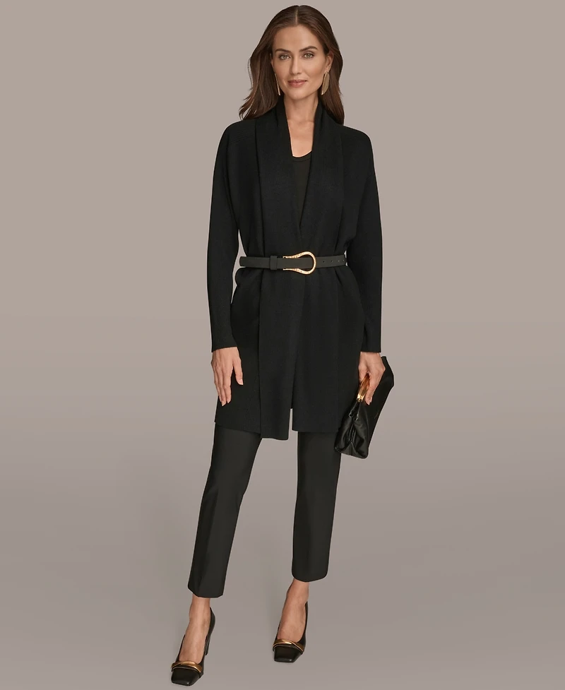 Donna Karan New York Women's Shawl Neck Cardigan