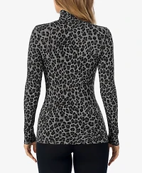 Cuddl Duds Petite Turtleneck Long Sleeve Top