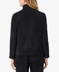 Cuddl Duds x Jennifer Lake Fleecewear with Stretch Half-Zip Pullover