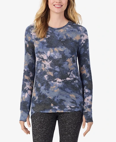 Cuddl Duds Petite Soft Knit Crewneck Top
