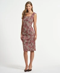 Isaac Mizrahi Women's Plaid Sheath Dress