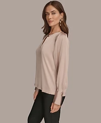 Donna Karan New York Women's Round Neck Top