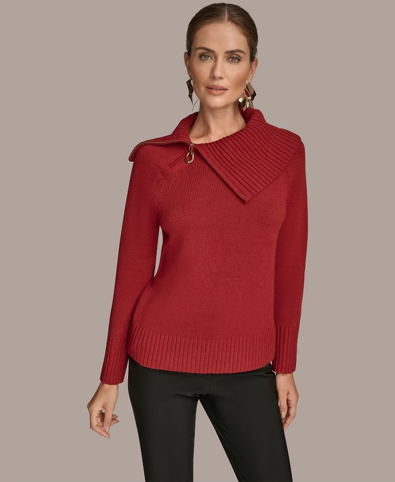 Donna Karan New York Women's Asymmetric Sweater