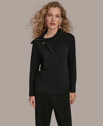 Donna Karan New York Women's Asymmetric Sweater