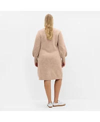 City Chic Women's Plus Eleni Cardigan Midi Dress