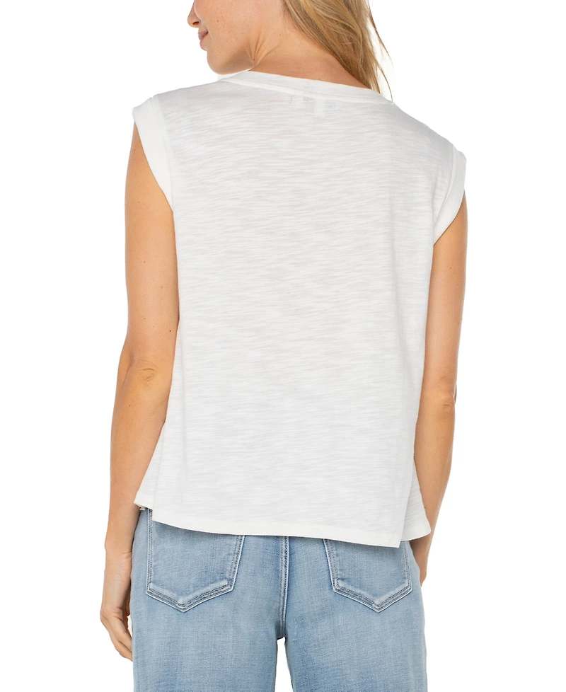 Liverpool Los Angeles Petite Sleeveless Knit Top