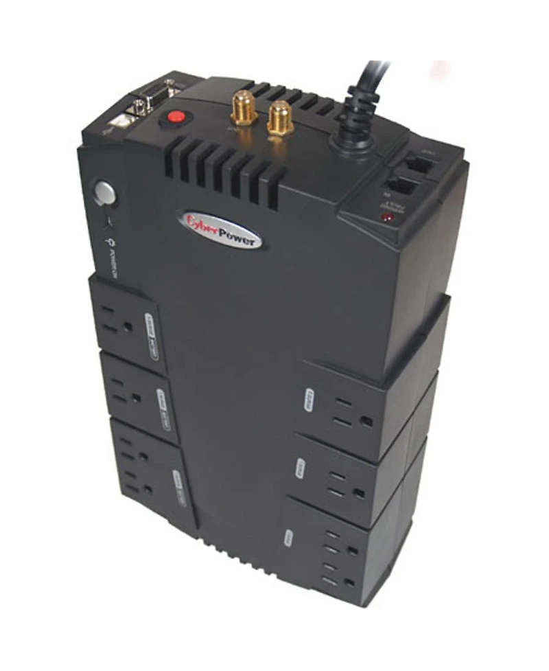 CyberPower Avr Computer Battery Backup, 800VA 450W Ups, 8 Outlets
