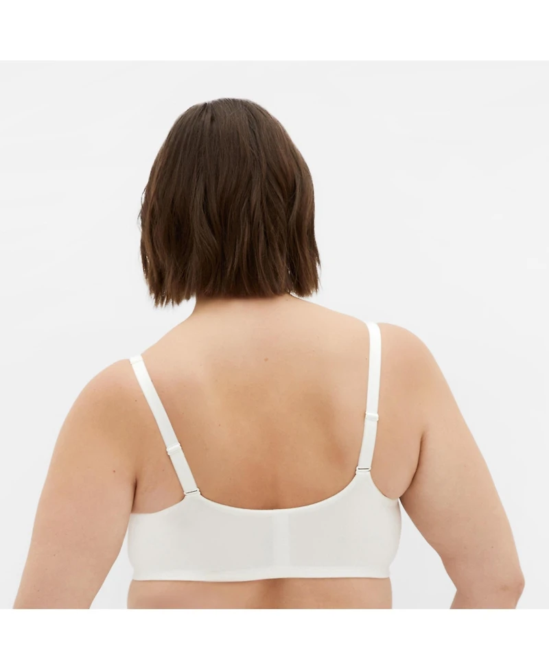 City Chic Plus Smooth & Front Close Cotton Push Up Bra