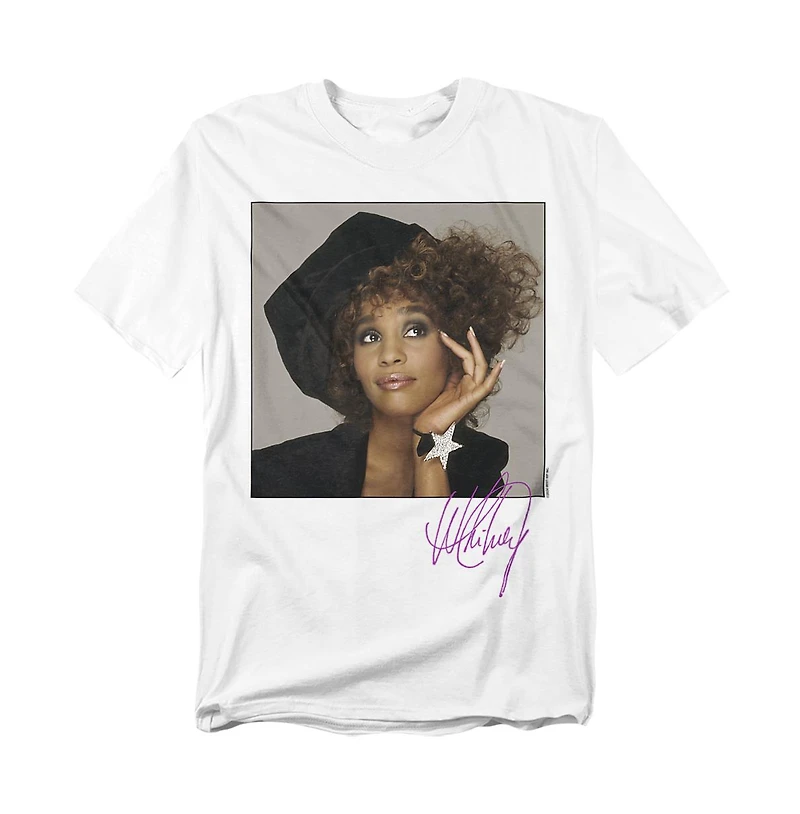 Logovision Men's Whitney Houston Star T Shirt