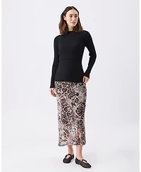 Ripe Maternity Lift Up Nursing Knit Black - Stylish and Comfortable Sweater