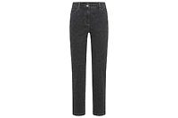 Olsen Mona Fit Slim Leg Leopard Print Pant