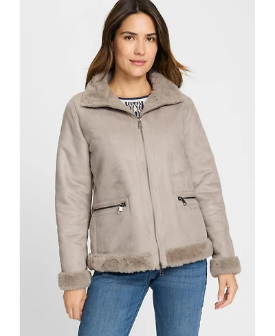 Olsen Women's Faux Shearling Jacket