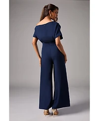 Coast Women's Petite Pleat Off The Shoulder Jumpsuit