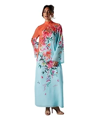 Coast Women's Printed Tie Back Column Maxi Dress
