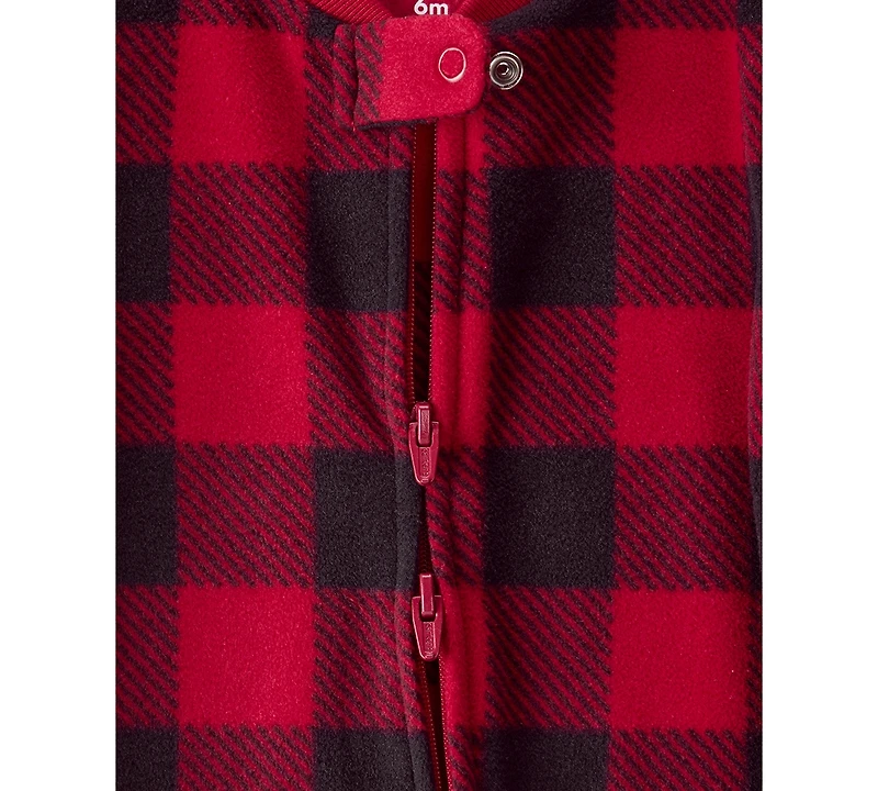 Carter's Baby Boys Reindeer Zip-Up Sleep and Play Coverall