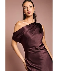 Coast Women's Satin One Shoulder Fishtail Maxi Dress