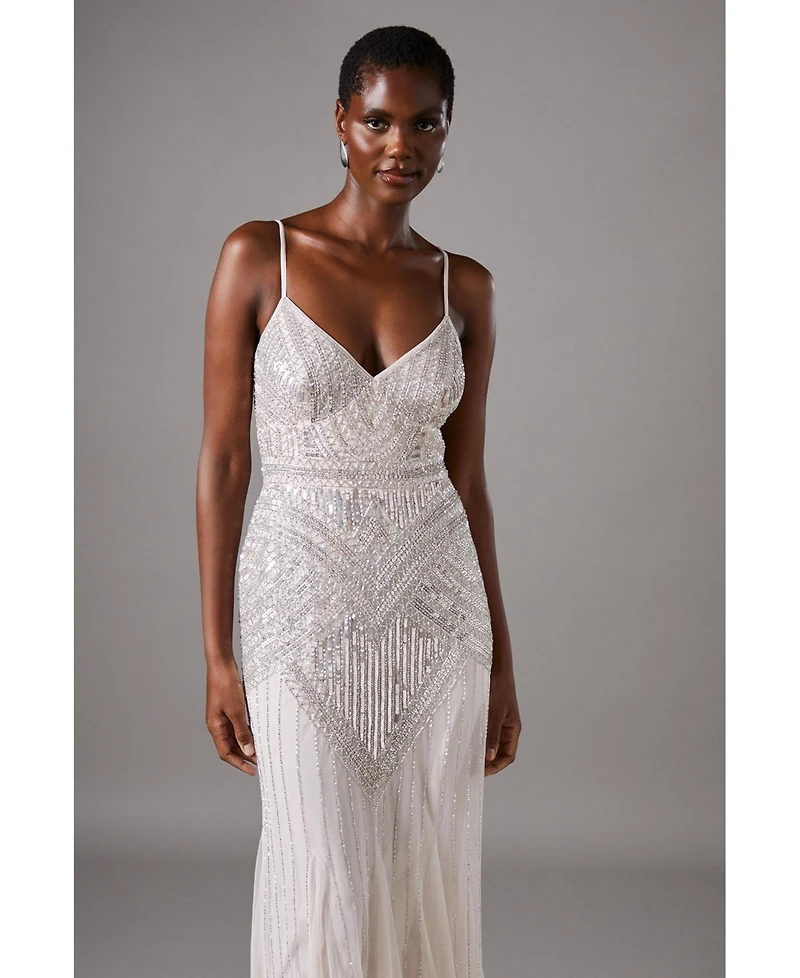 Coast Women's Deco Embellished Cami Maxi Dress
