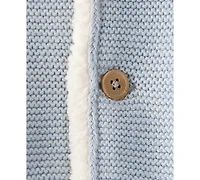 Carter's Baby Boys Sherpa-Lined Cardigan