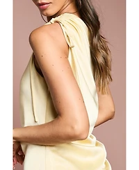 Oasis Women's One Shoulder Satin Bridesmaids Dress