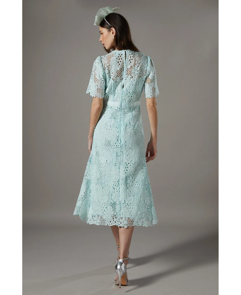 Coast Women's Lace Bow Belt Midi Dress