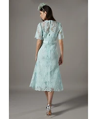 Coast Women's Lace Bow Belt Midi Dress