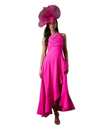 Coast Women's Strappy Crepe Corsage Midi Dress