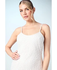 Coast Women's Embellished Feather Bridal Mini Dress