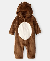 Carter's Baby Boys or Girls Reindeer Print Jumpsuit
