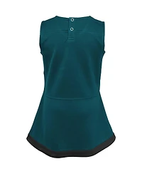 Outerstuff Baby Boys and Girls Green Philadelphia Eagles Cheer Captain Jumper Dress