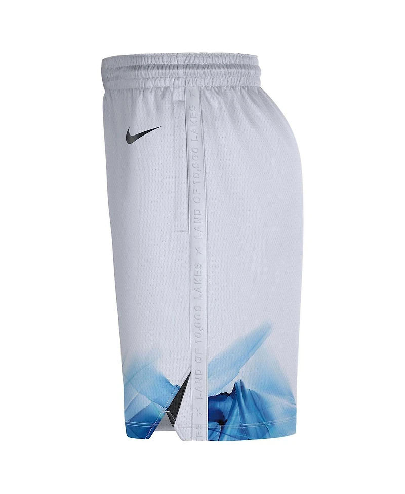 Nike Men's White Minnesota Timberwolves 2024/25 City Edition Swingman Shorts