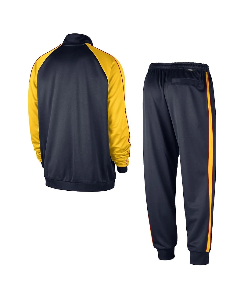 Nike Men's 2-Piece Navy Golden State Warriors 2024/25 City Edition Lightweight Full-Zip Jacket and Pants Set