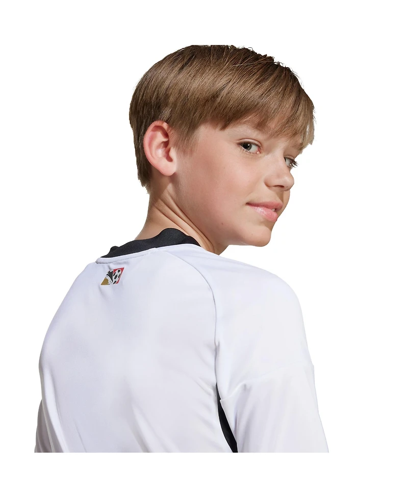 adidas Big Boys and Girls White D.c. United 2025 Third Replica Jersey