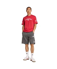 Adidas Men's Red Liverpool Wordmark T-shirt