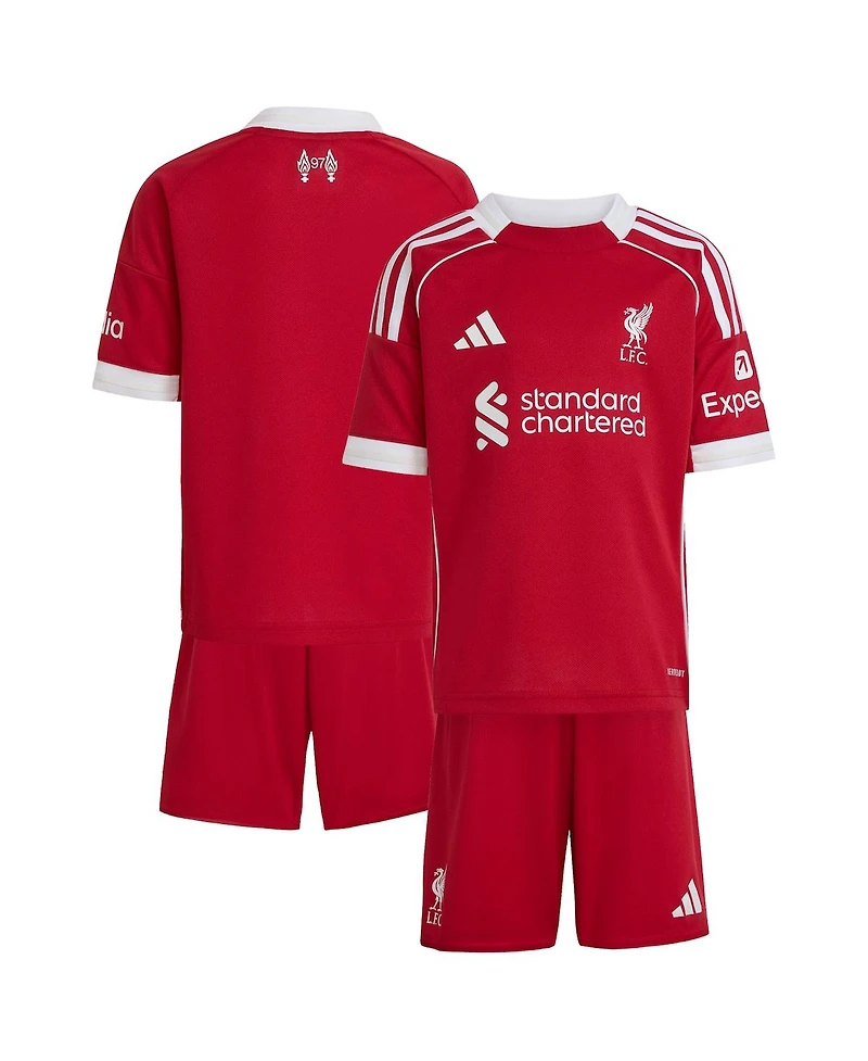 Adidas Toddler Red Liverpool 2025/26 Home Mini Kit