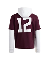 Adidas Men's Maroon Texas A M Aggies Jersey Pullover Hoodie