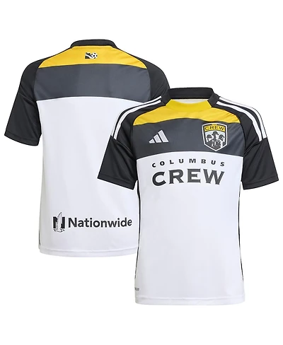 adidas Big Boys and Girls White Columbus Crew 2025 Third Replica Jersey