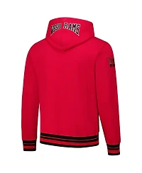 Pro Standard Men's Red Winston-Salem State Rams Crest Pullover Hoodie
