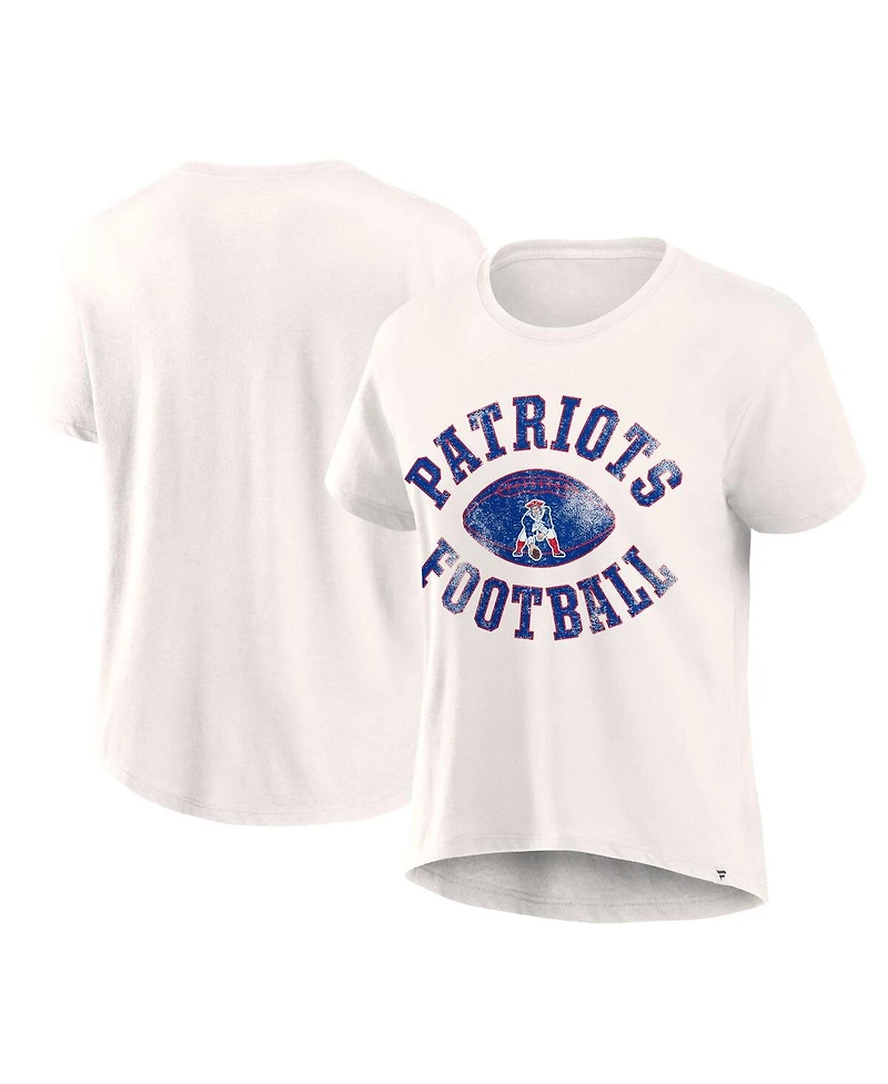 Fanatics Women's Cream New England Patriots Football Home Fashion T-Shirt