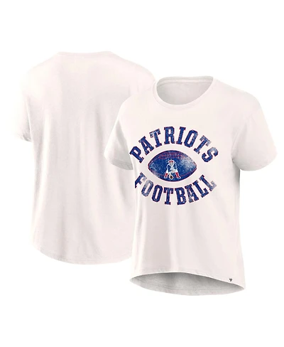 Fanatics Women's Cream New England Patriots Football Home Fashion T-Shirt