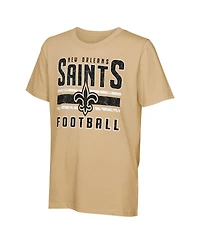 Outerstuff Big Boys and Girls New Orleans Saints the Mix T-Shirt Combo Set