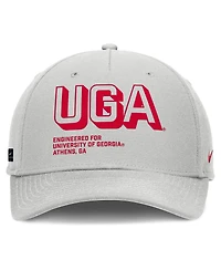 Nike Men's Gray Georgia Bulldogs 2025 Sideline Dust Pinched Rise Adjustable Hat