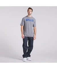 Fanatics Men's Heather Gray Buffalo Bills Pass Rush Tri-Blend T-Shirt