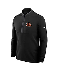 Nike Men's Black Cincinnati Bengals Lightweight Victory Performance Half-Zip Pullover