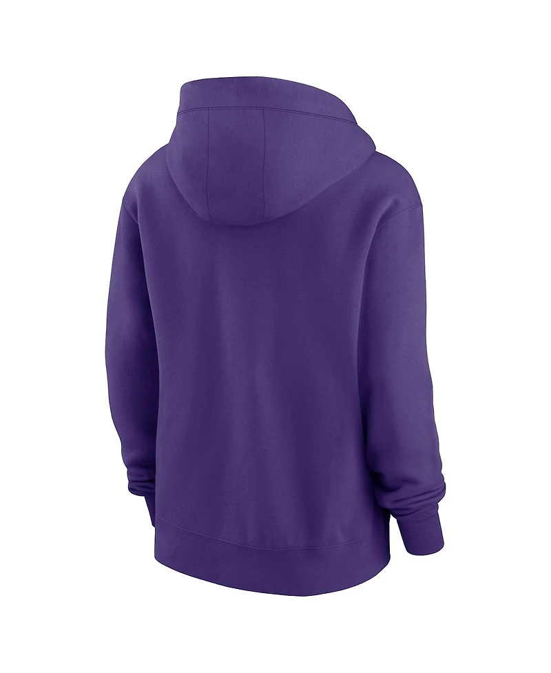 Nike Women's Purple Minnesota Vikings Phoenix Rewind Full-Zip Hoodie