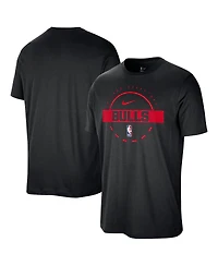 Nike Men's Black Chicago Bulls Authentic Practice T-Shirt