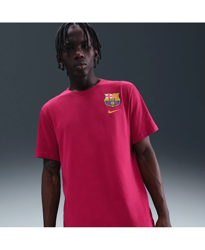 Nike Men's Red Barcelona Crest T-Shirt
