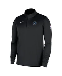 Nike Men's Black Minnesota Timberwolves 2025/26 Authentic Coaches Quarter-Zip Pullover Jacket