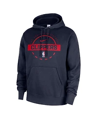 Nike Men's Navy La Clippers 2025/26 Authentic Practice Club Pullover Hoodie