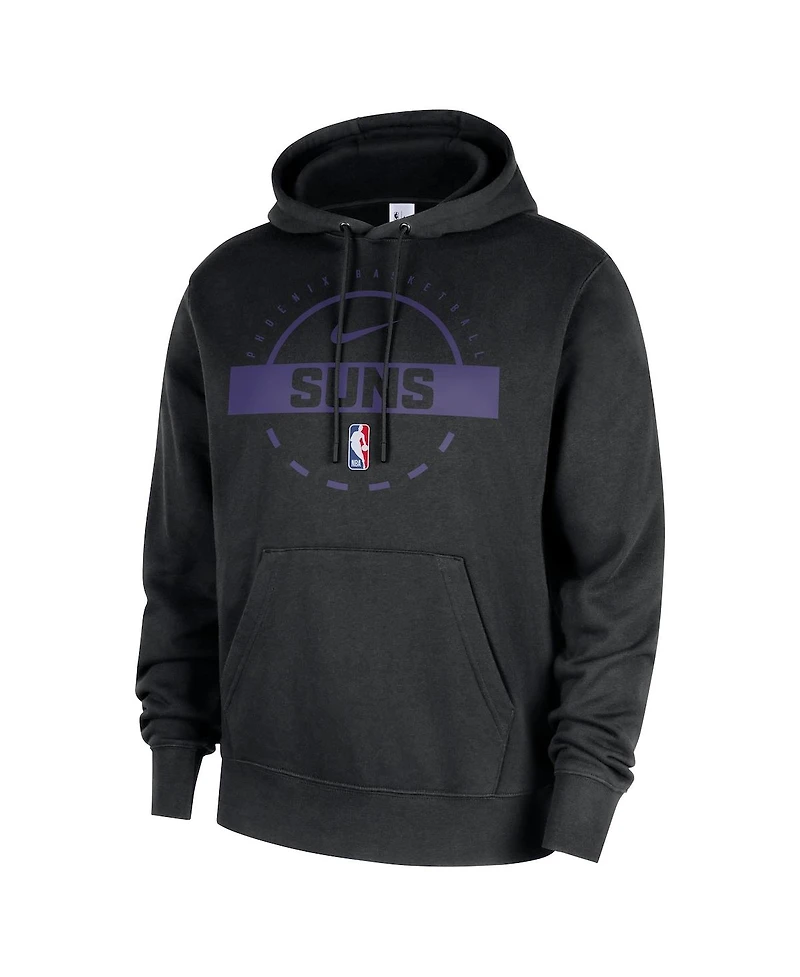 Nike Men's Black Phoenix Suns 2025/26 Authentic Practice Club Pullover Hoodie